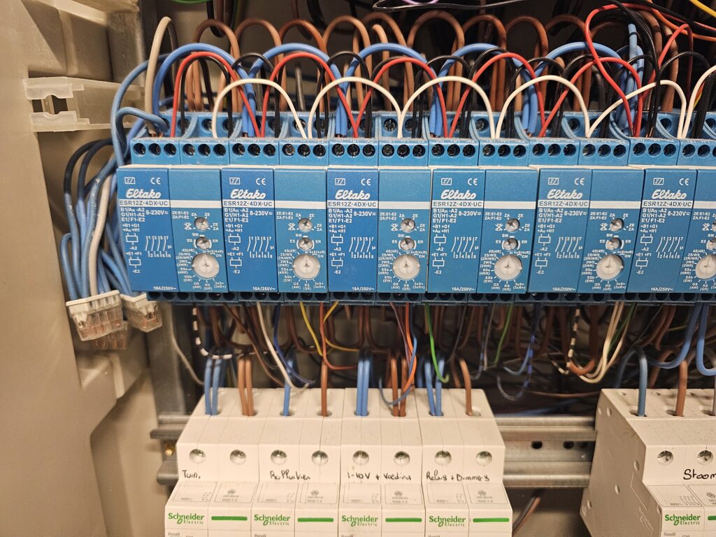Domotica relais in elektriciteitskast – Elec Support