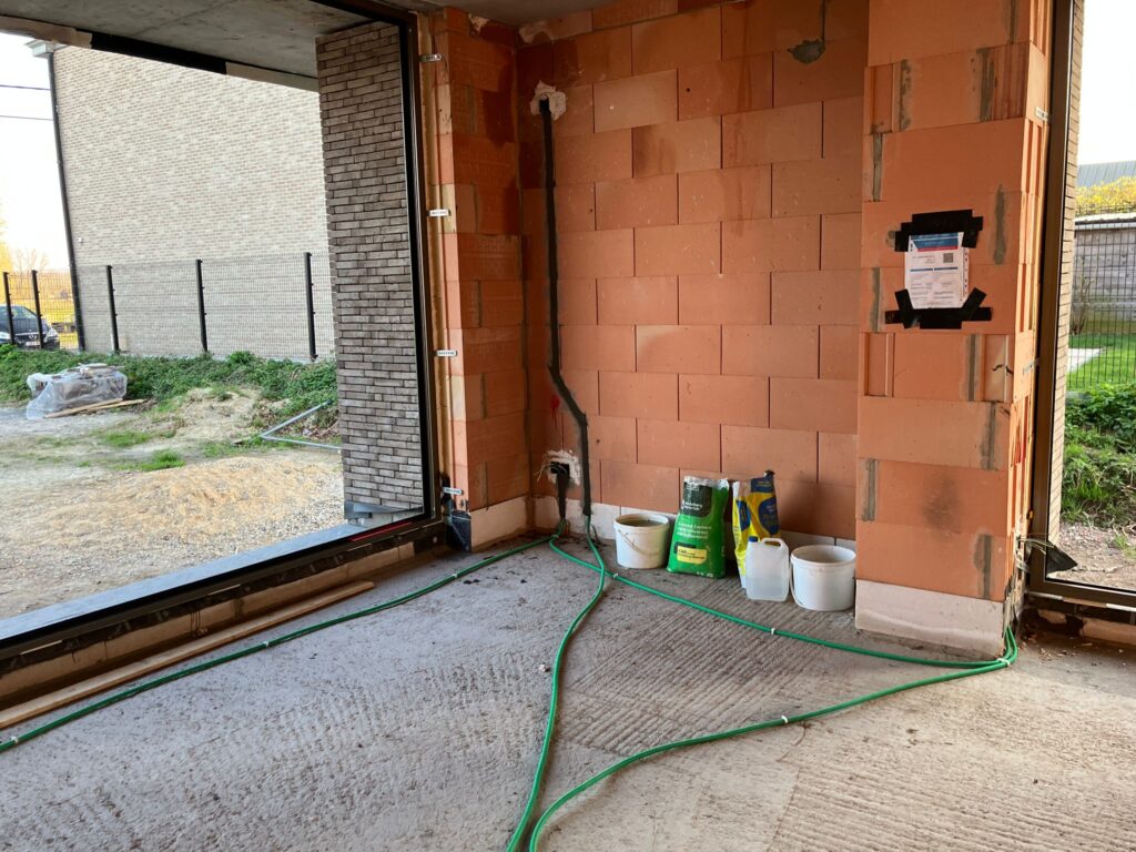 Elektriciteitswerken nieuwbouw wachtbuizen in de vloer – Elec Support