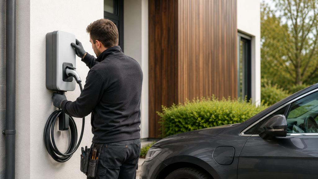 Laadpaal installeren thuis door erkend elektricien – Elec Support